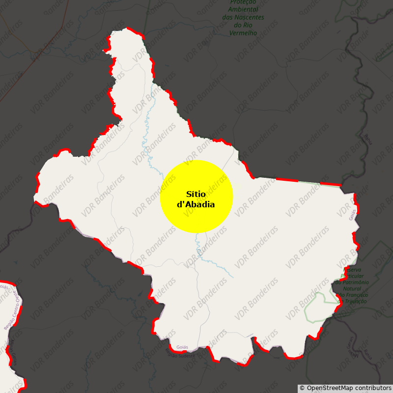 Imagem da Bandeira Sítio d'Abadia