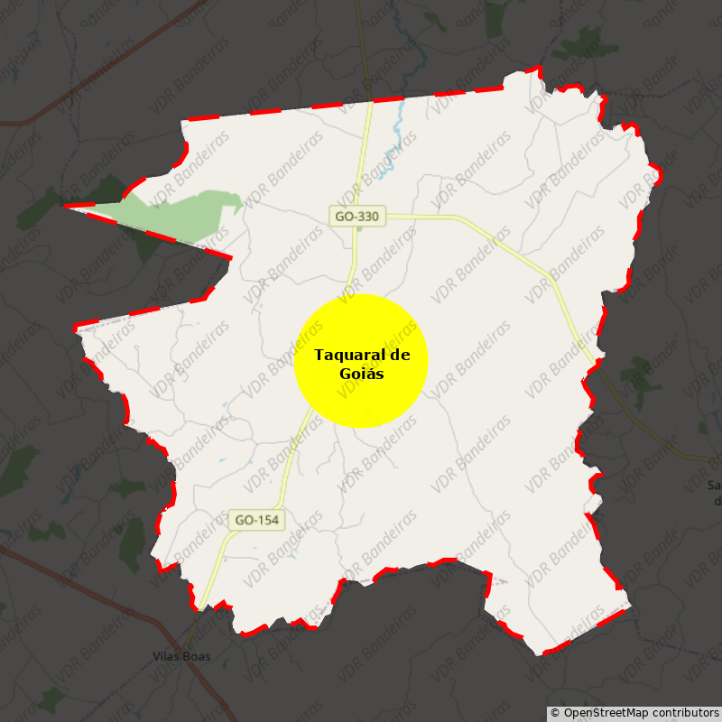 Imagem da Bandeira Taquaral de Goiás