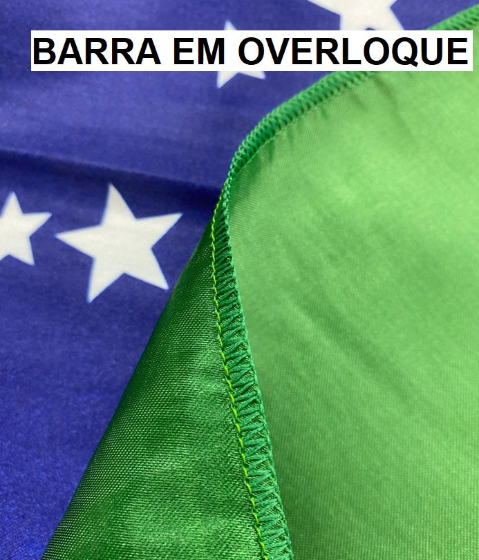 Bandeira do Brasil em Cetim - Torcida - Decoração