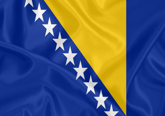 Imagem da Bandeira Bósnia e Herzegovina