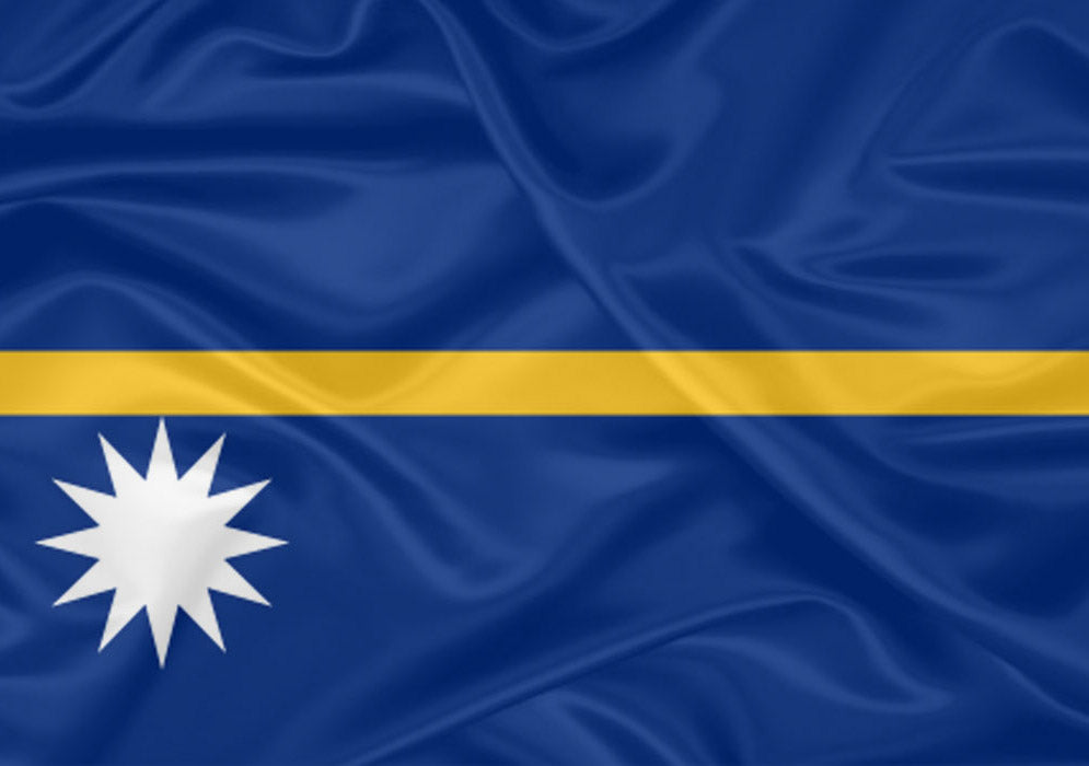 Imagem da Bandeira Nauru