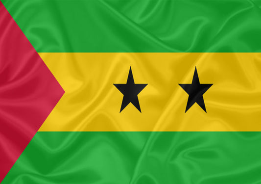Imagem da Bandeira São Tomé e Príncipe
