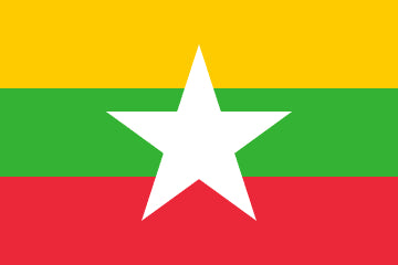 Imagem da Bandeira Mianmar