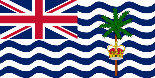Imagem da Bandeira Território Britânico do Oceano íÍdico