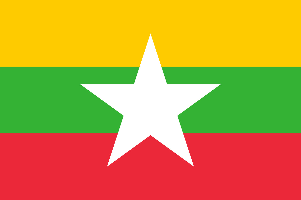 Imagem da Bandeira Myanmar