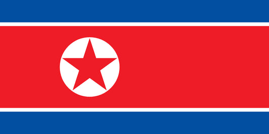 Imagem da Bandeira Coreia do Norte